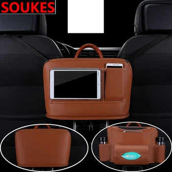 

Leather Car Seat Middle Net Gap Storage Bag For BMW E92 E53 X3 f25 E34 Audi A6 C6 A5 B7 Q5 C5 Abarth Ford Fiesta Mondeo