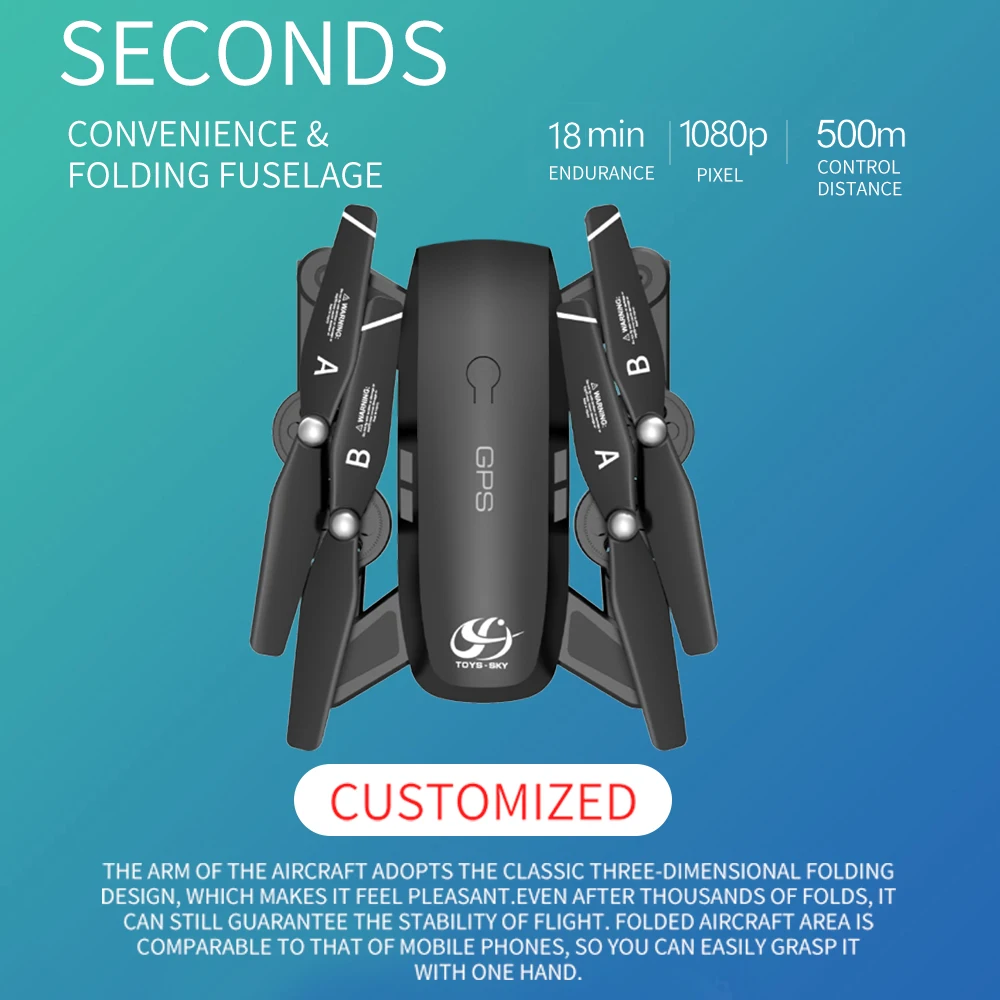 Цена S166 мини Дрон font b gps b font Dynamic Follow 1080P с камерой 18 минут время полета wifi FPV RC Дрон 720P Квадрокоптер 3 батареи с сумкой