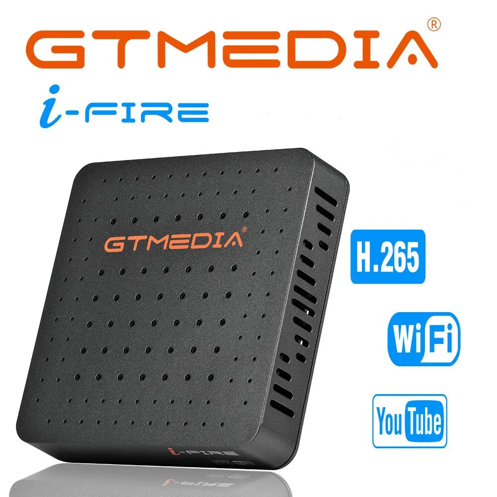 Оригинальная новейшая коробка GTmedia IFIRE TV BOX 4K HDR H.265 STB Box Ultra HD WIFI Youtube