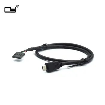 

1pcs 50cm Micro USB 5Pin Male to Dupont 5 Pin Female Header Motherboard Adapter Cable