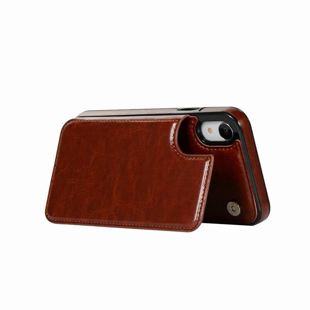 Ретро PU кожаный чехол для iPhone X 6 6s 7 8 Plus XS 5s мульти карты держатели для телефонов iPhone XS XR максимальный чехол