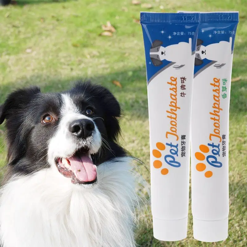 

Natural Pet Dog Puppy Cat Toothpaste Teeth Cleaning Oral Care Pet Supplies