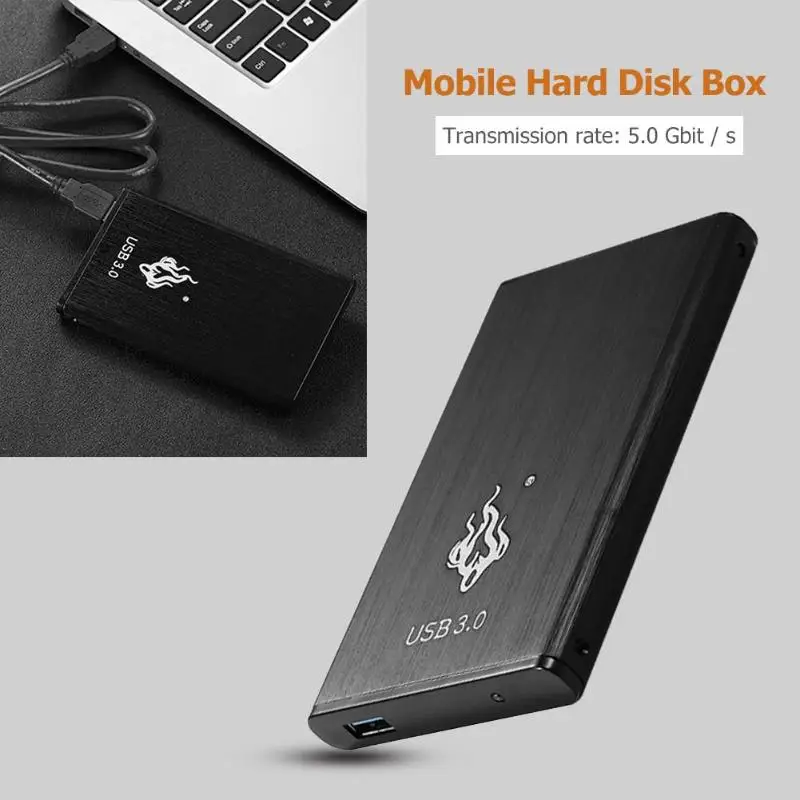 Портативный 2,5 дюймов HDD внешний жесткий диск USB 3,0 SATA III 500 Гб/1 ТБ/2 ТБ 2," SSD жесткий диск HD мобильного жесткого диска для настольного ПК ноутбука