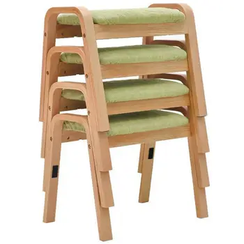 

Household Bench Fashion Creative Small Bench Living Room Adult Solid Wood Bench Cloth Art Low Bench Sofa Change Shoe Bench