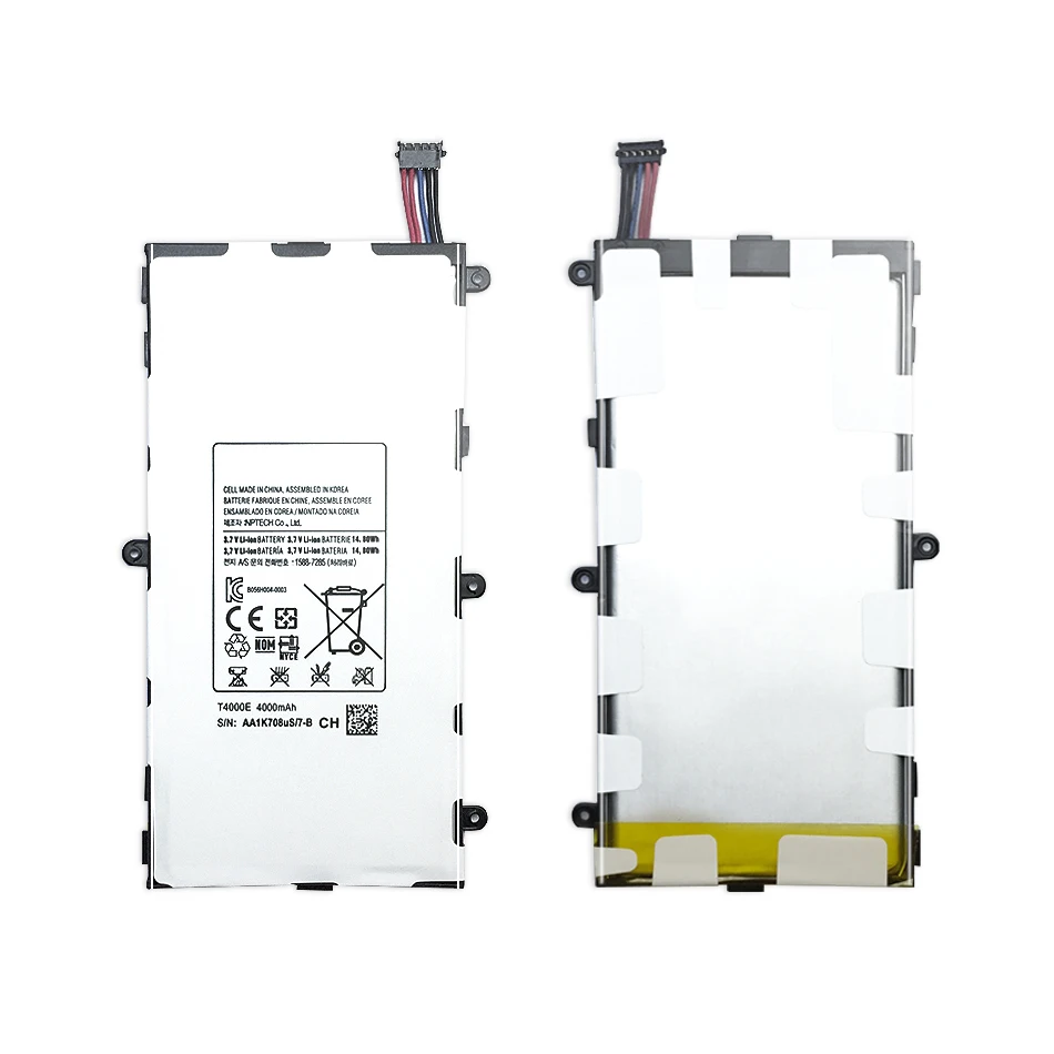 KiKiss 4000 мА/ч, замена Батарея T4000E для samsung Galaxy Tab 3 7,0 SM T210 T211 T215 GT P3210 P3200 SM-T210 SM-T211 T217