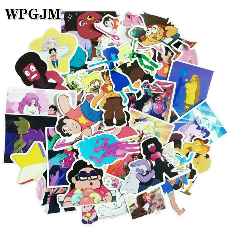 

32PCS Pack New Steven Universe Stickers Set Toy Sticker for Luggage Skateboard Laptop Motorcycle PVC Waterproof Sticker