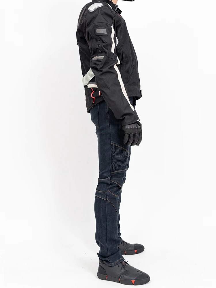 waterproof fleece bike jeans black 2