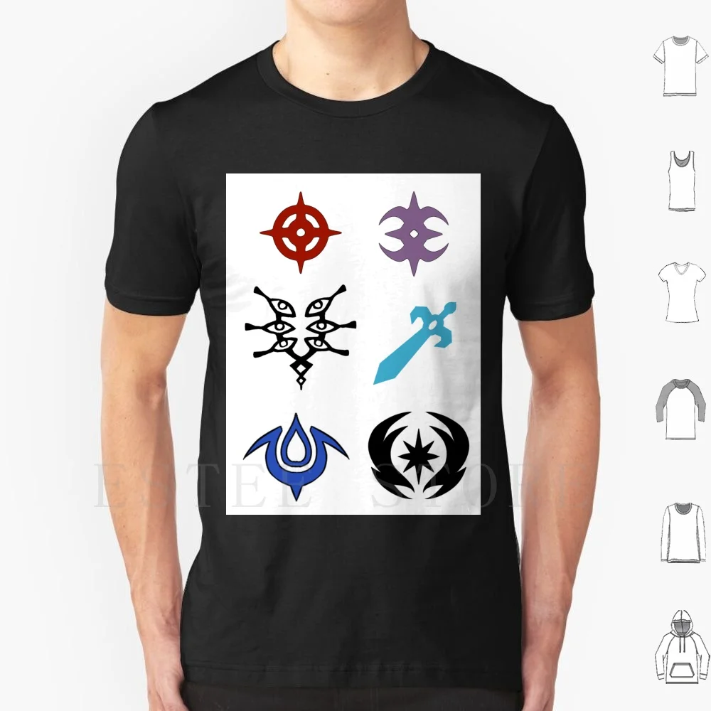 Fire Emblem Sticker Sheet T Shirt Fai Da Te Big Size 100% Cotone Fire Emblem Fire Emblem Risveglio Fire Emblem Conquest Fire Emblem