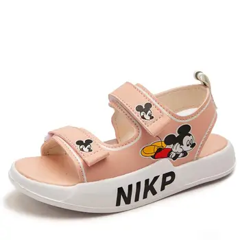 

Summer Sandals Kids Shoes Brand Mickey Sandals For Boys Orthopedic children Sport Shoes PU Leather Baby Boy Sandals