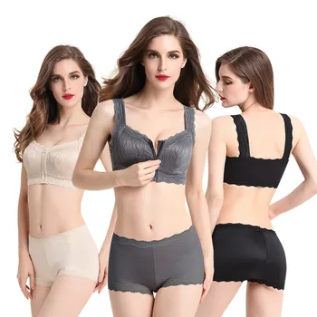 

Silicone Breast Bra Black Mastectomy Bra with Pocket and Artificial Spiral Silicone Breast Form Fake Breast Prosthesis for Women