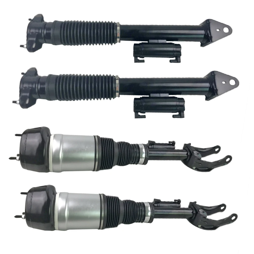 Front & Rear Left Right Air Suspension Shocks Struts Set For Mercedes