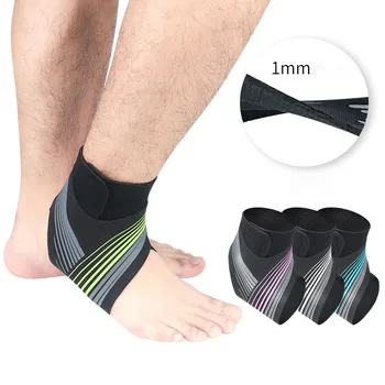 Verstelbare Compressie Enkel Ondersteuning Veiligheid Running Basketbal Enkelbrace Protector Fitness Gym Elastische Voet Gewichten Wraps