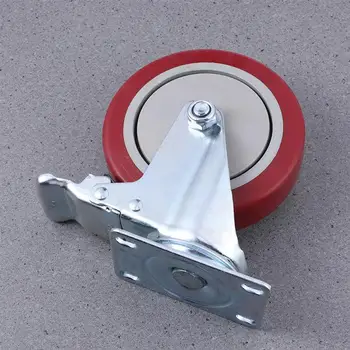 

2pcs 5 Inch Anti-Winding Swivel Wheel Furniture Casters Single-Axis Casters Furniture Wheels With Brake Or Without Brake