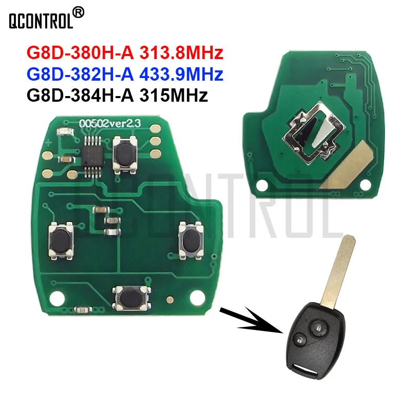 QCONTROL автомобильный пульт дистанционного управления схема ключа для Honda Accord Element