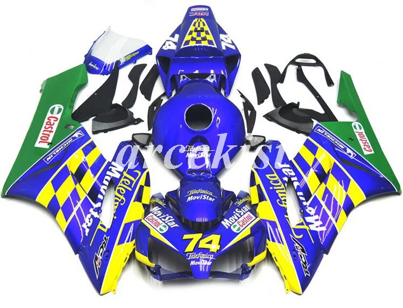 

Injection Mold New ABS Motorcycle Full Fairings Kit Fit for HONDA CBR1000RR 2004 2005 04 05 CBR1000 1000RR Custom number 74