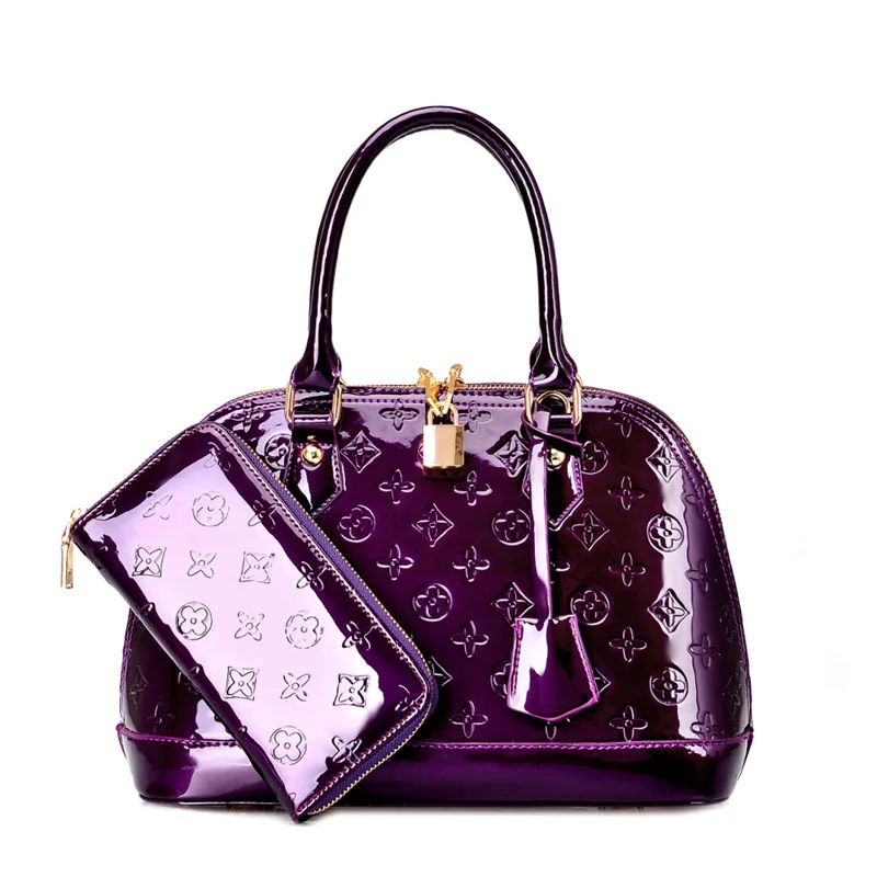 

2019 New Style Fashion PU Leather Bright Surface Embossed WOMEN'S Bag Fashion Stylish Handbag Shoulder Bag Shell-Type