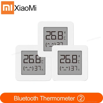 

[Newest Version] XIAOMI Mijia Bluetooth Thermometer 2 Wireless Smart Electric Digital Hygrometer Thermometer Work with Mijia APP