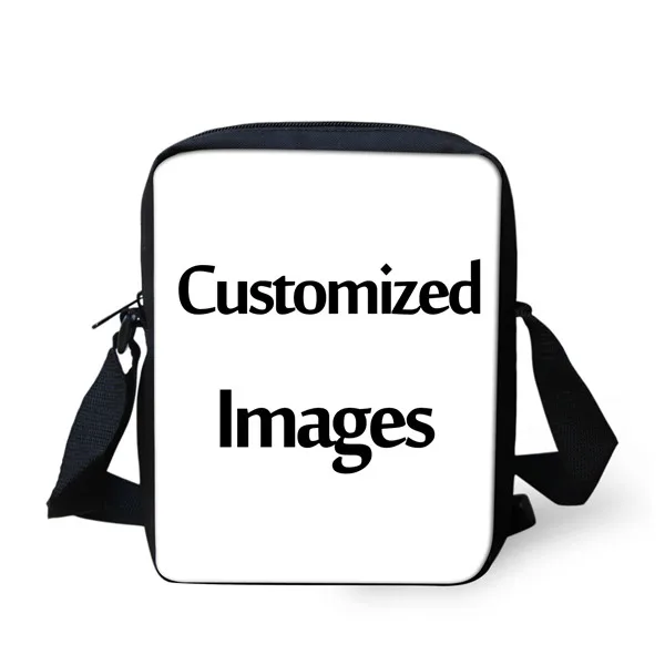 Custom-E Сумка-мессенджер с принтом в африканском стиле черного цвета для подростков, сумки через плечо для женщин, школьные сумки Mochila - Цвет: Custom-E