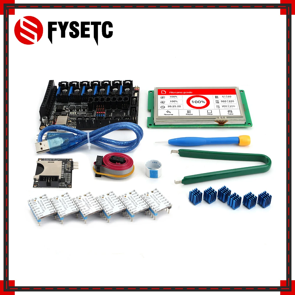 Плата все в одном для электроники FYSETC F6 V1.3 системная плата с 6 специальными