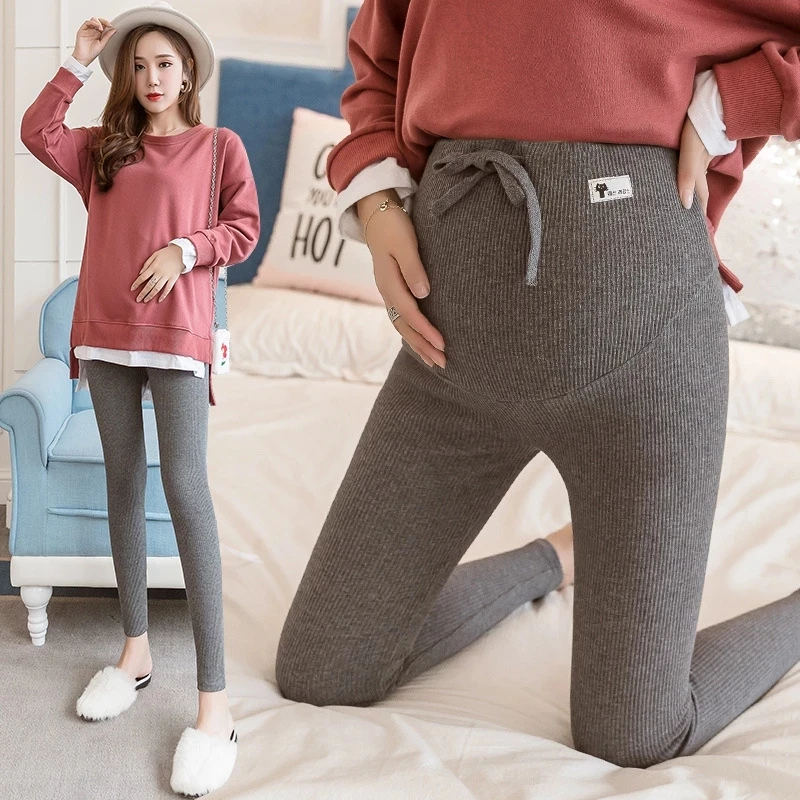 Maternity elastic Pants Soft Adjustable Waist Pregnant Women Leggings Pregnancy Clothes Ropa Mujer Embarazada Premama 3