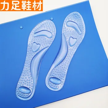 

Transparent silicone seven-point pad massage non-slip high heel insole increased half yard pad pain-proof double-legged bow seve