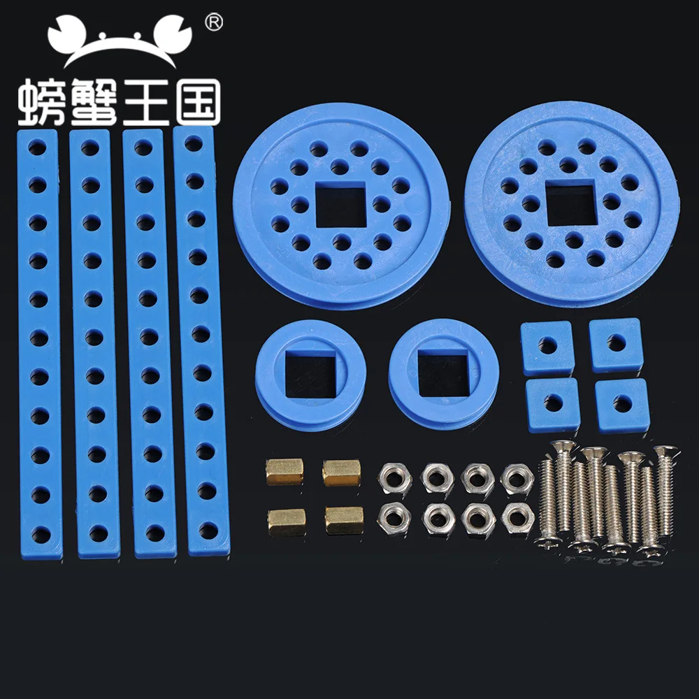 

Crab Kingdom DIY Science And Technology Small Production Assembly Material Box Pulley Block No. 70 Physics Small Experiment Crea