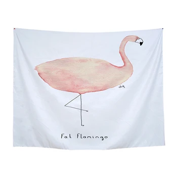 

100% Polyester Animal Pattern Flamingo Printed Custom Tapestry Wall Hanging Gothic Home Decor Psychedelic Tapestries
