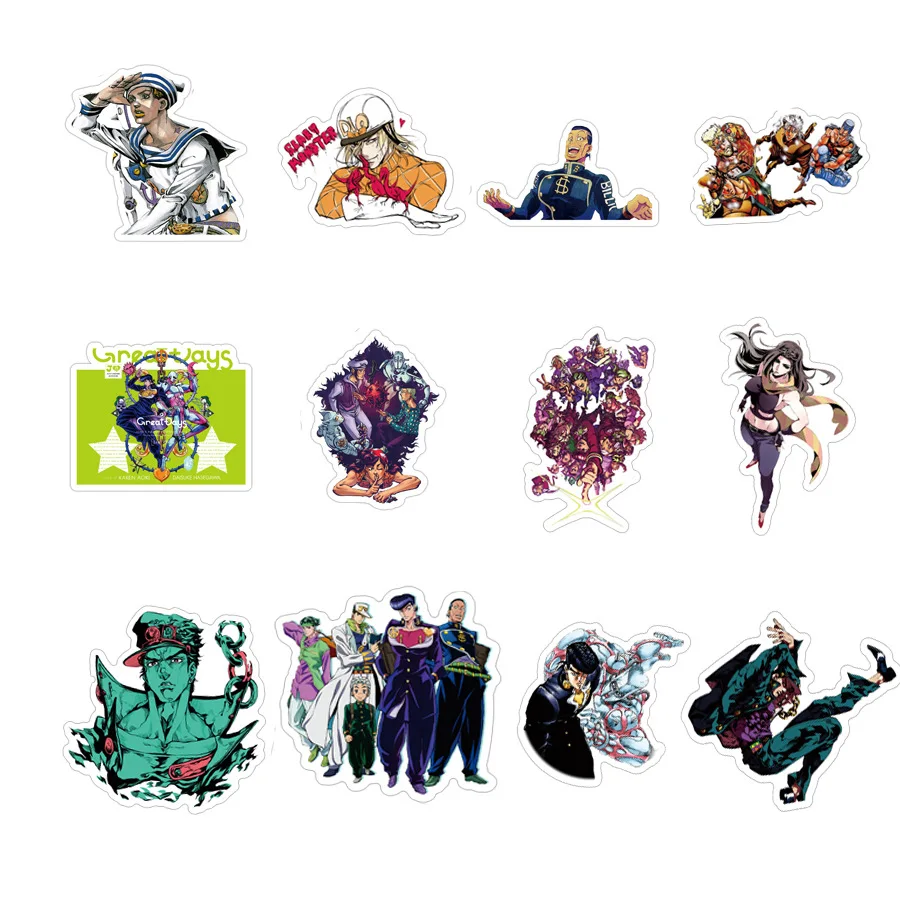 50 шт. Dio Jotaro Kujo Joseph Buro Bucciarati JOJO анимация вокруг чудесные наклейки на тему путешествий наклейки для автомобилей