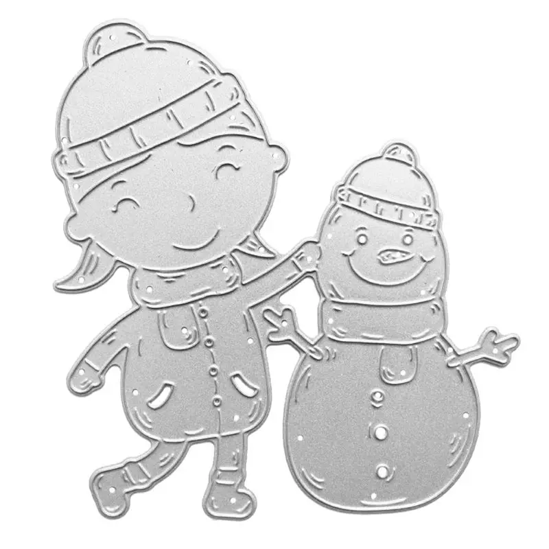 Детские режущие штампы снеговика трафарет для скрапбукинга &quotсделай сам&quot