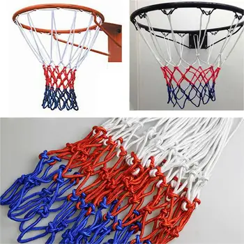 

Basketball Rim Mesh Net Durable Basketball Net Heavy Duty Nylon Net Hoop Goal Rim Mesh Fits Standard Basketball Rims