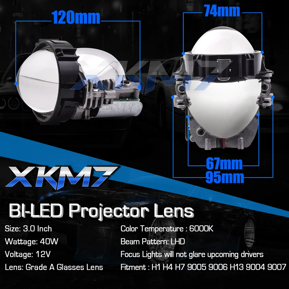 US $105.78 Biled Lens Angel Eyes H4 Projector Headlight Koito Q5 Hella 3R G5 Universal Retrofit For H7 H1 9005 9006 Car Lights Accessories
