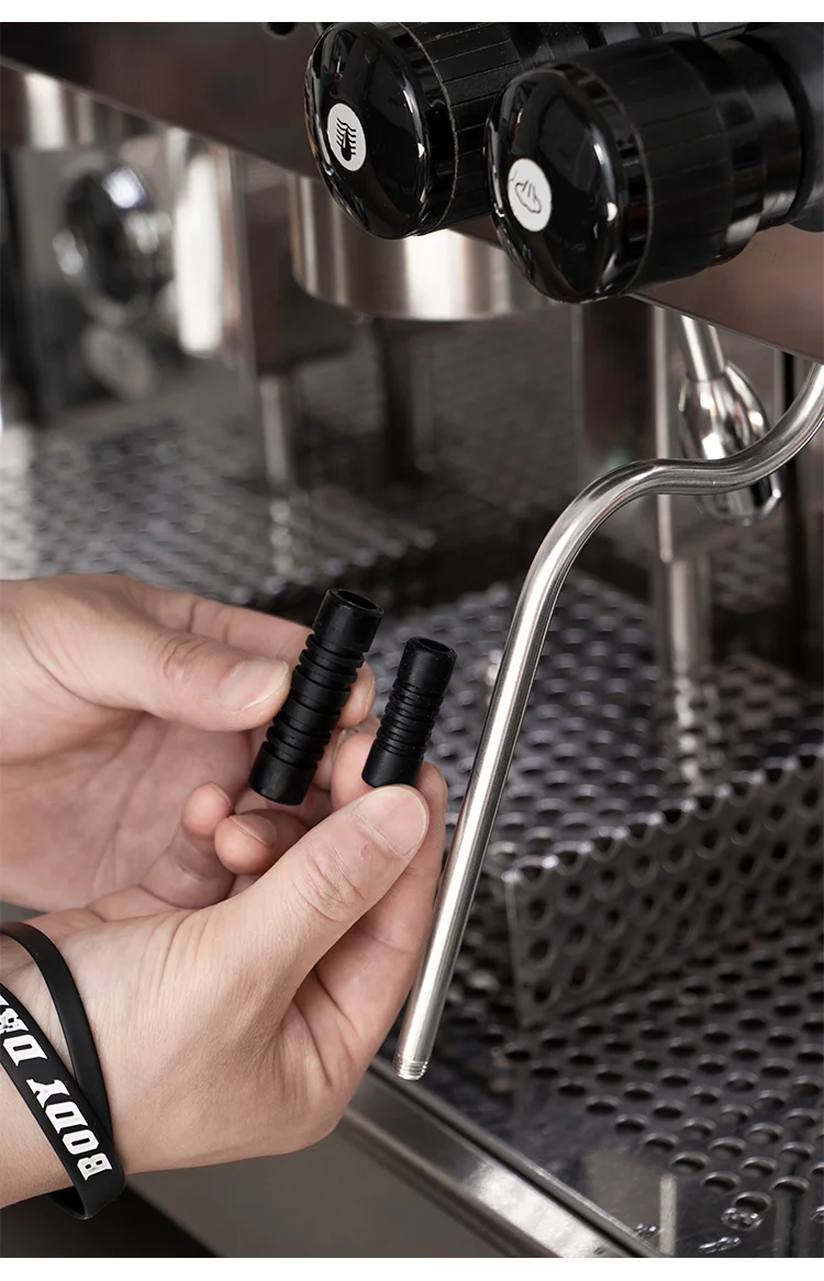 Kaffee maschine Dampf düsens tab Gummi Schutz griff hülse 8mm 10mm für Barista Espresso Zubehör Cafe Werkzeuge – Detail 7