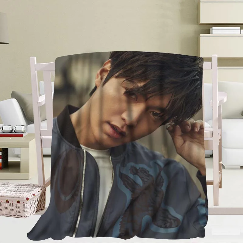 Пользовательские Kpop Ли Мин Хо одеяло TR/из фланелевой флисовой ткани одеяло Новогоднее украшение удобные теплые супер мягкие спальные - Цвет: 6