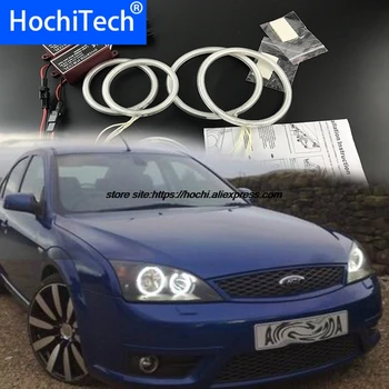 

HochiTech ccfl angel eyes kit white 6000k ccfl halo rings headlight for FORD Mondeo MK3 2001 2003 2004 2005 2006 2007