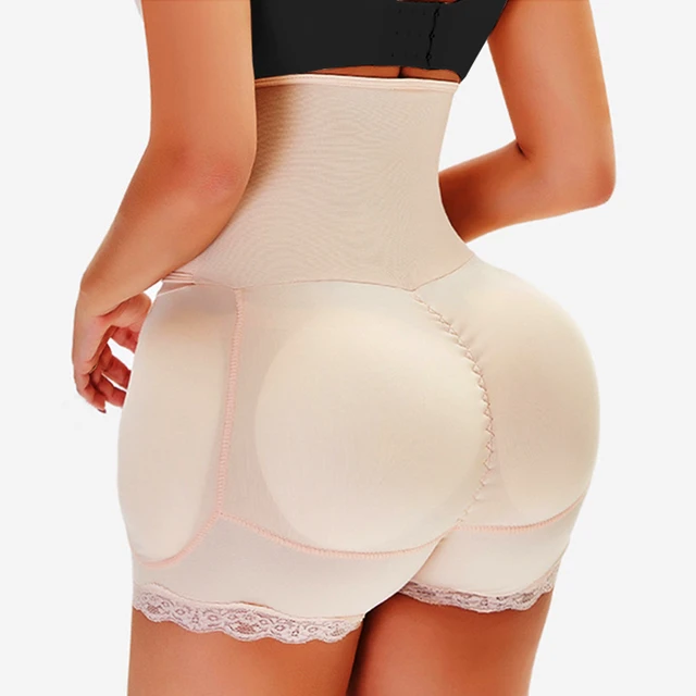 Fashion Women Sponge Padded Butt Lifter Briefs Butt Hip Enhancer