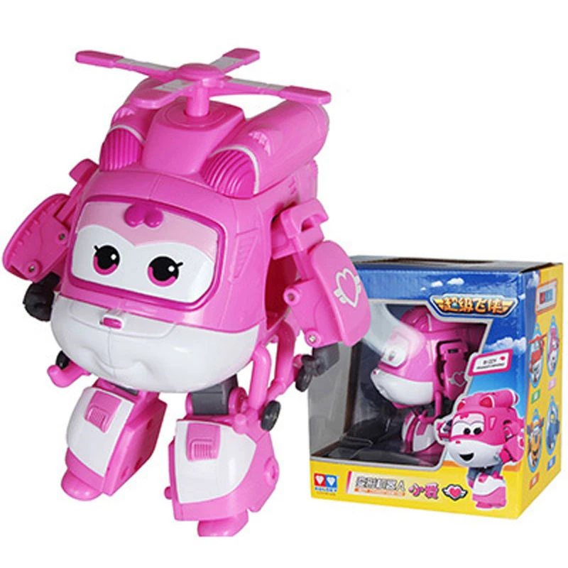 AULDEY Super Wing 34 Styles 15cm ABS Super Deformable Aircraft Robot Wing Deformable Toy Boy Girl Best Gift