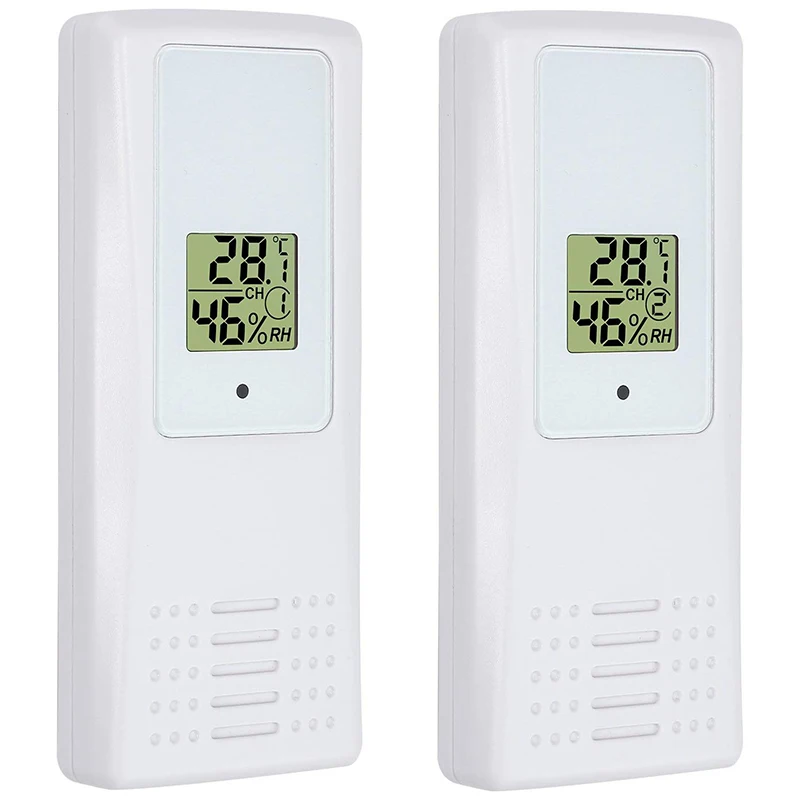 

WS-07 Weather Station for WS-07 Air Conditioning Temperature Sensor LCD Wireless Weather Station Remote Sensor Office, Hospital,