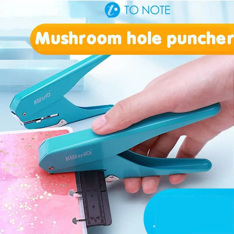 Creative Mushroom Hole Shape Punch For Happy Planner Disc Ring Diy