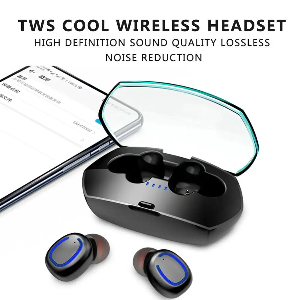 

Xi11 TWS True Wireless Earphones Bluetooth 5.0 Brand Headphones Wireless Earbuds TWS Earphone with Charging Box for Android IOS