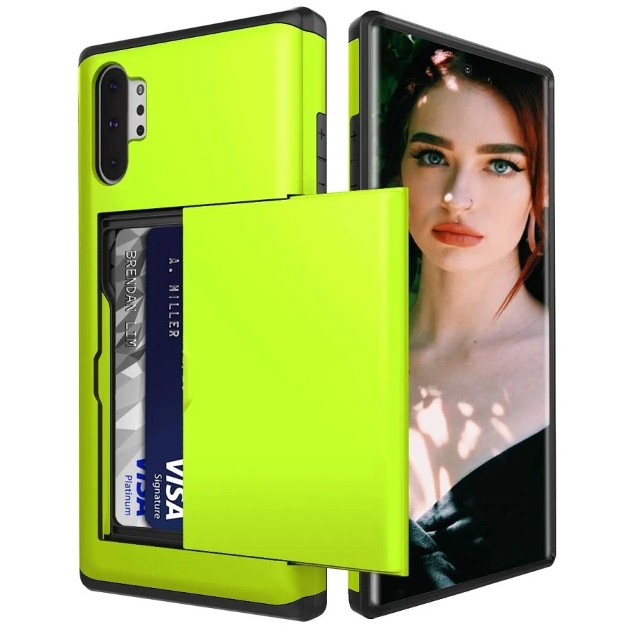 Deluxe Wallet Case with Card Slot and Hidden Armor Cover
