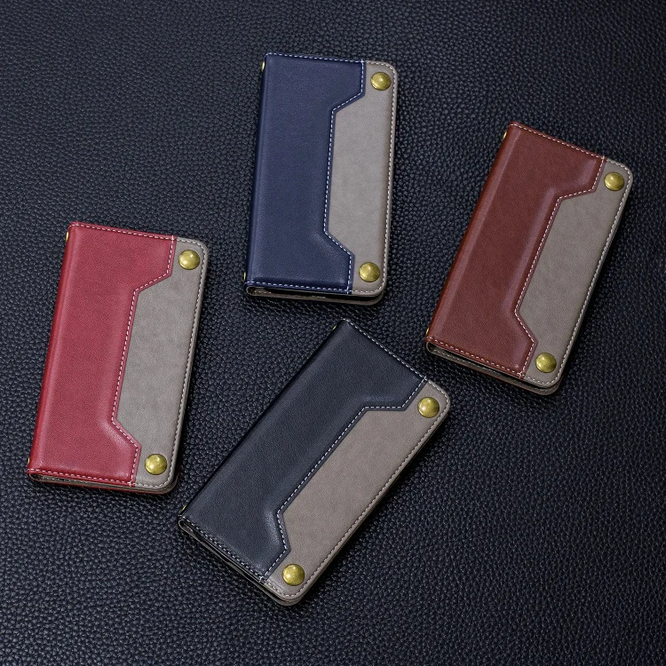 

New stitching wallet holster for iPhone7/8Plus XS 11Pro Max XR with card slot bracket wrist lanyard ,CKHB-NZ