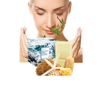 

Sea salt moisturizing facial soap. Sea salt anti-inflammatory and whitening hand soap. Nourishing sheep milk facial soap