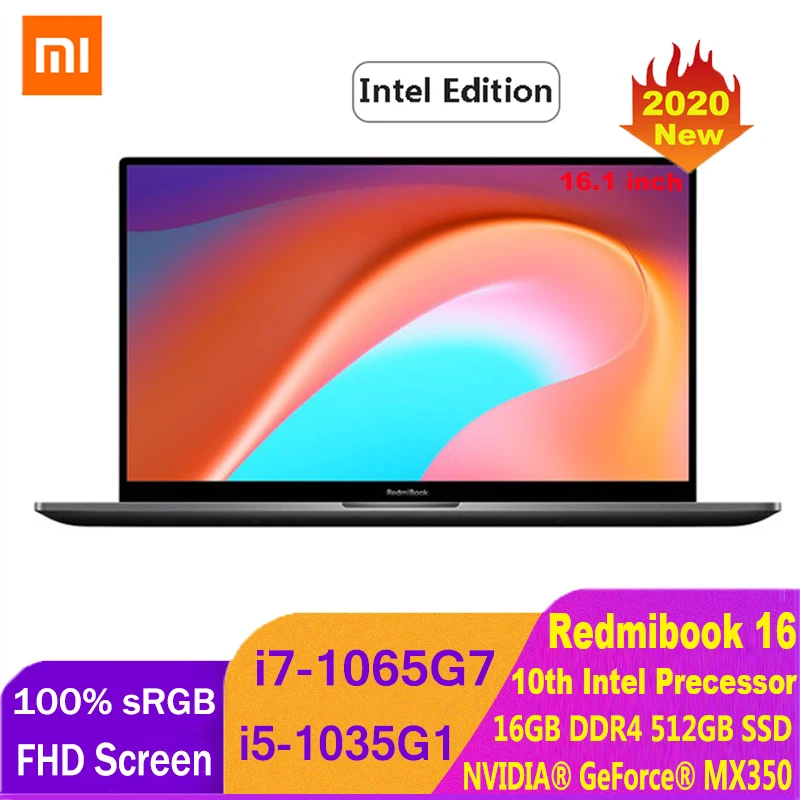 Notebook Laptop MX350 Windows 10 SSD Fhd-Screen Intel 16GB Xiaomi Ram-512g Edition I7-1065g7/i5-1035g1