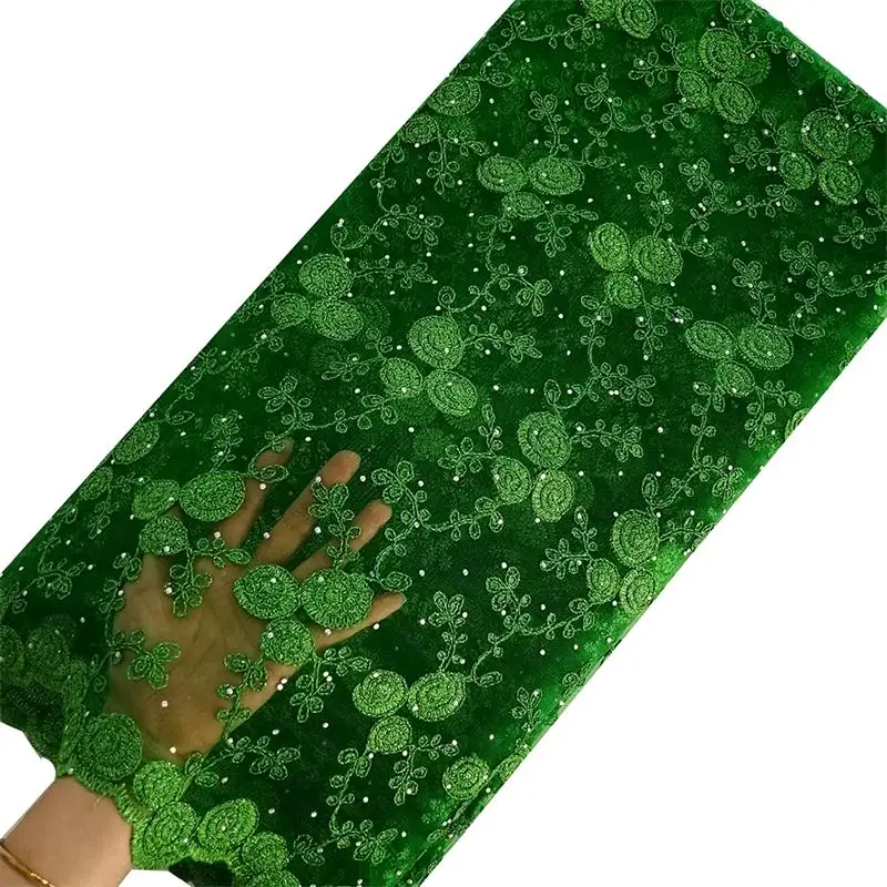 50764-Green lace fabric (22)