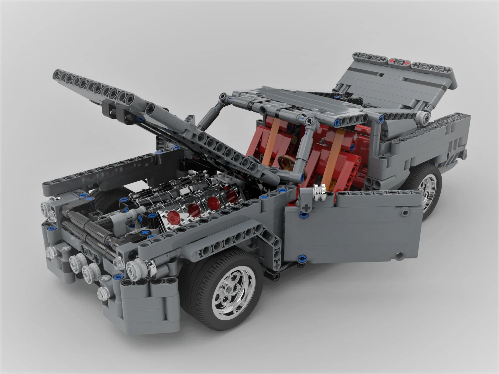 MOC Technic серия Mustang-GT500 технология строительные блоки кирпичи детская игрушка