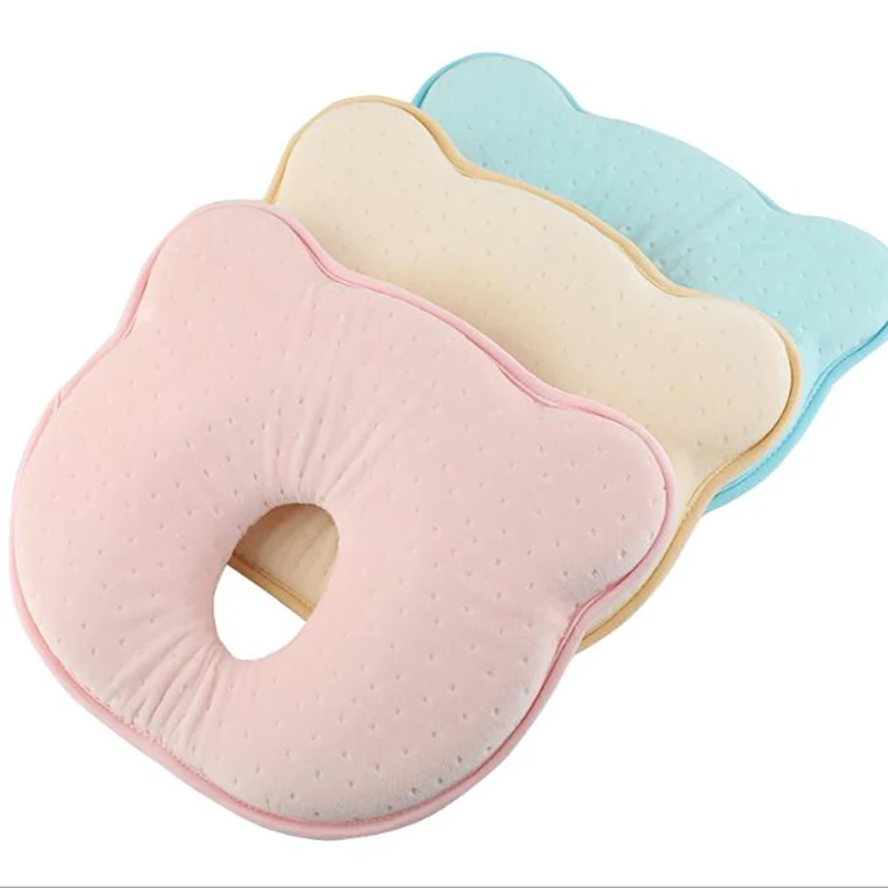 Soft Infant Newborn Baby Pillow Anti Flat Head with Animal Shape sleeping Support Pillows Baby Pillows Breathable   YKX005