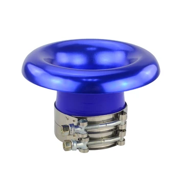 

Car 3 Inch Short RAM Cold Air Compressor Intake Inlet Velocity Stack Turbo Horn Kit with Silicone Hose and SS304 Clamp
