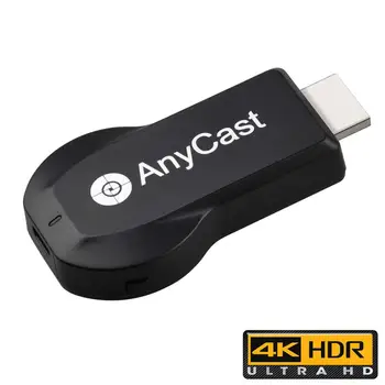 

Anycast in TV Stick M100 2.4G 4K Miracast HDMI Wifi Wireless Adapter Wifi Display Cast Receiver dongle for IOS android Windows