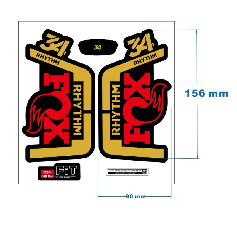 Передняя вилка fox34 декоративная Водонепроницаемая передняя для горного