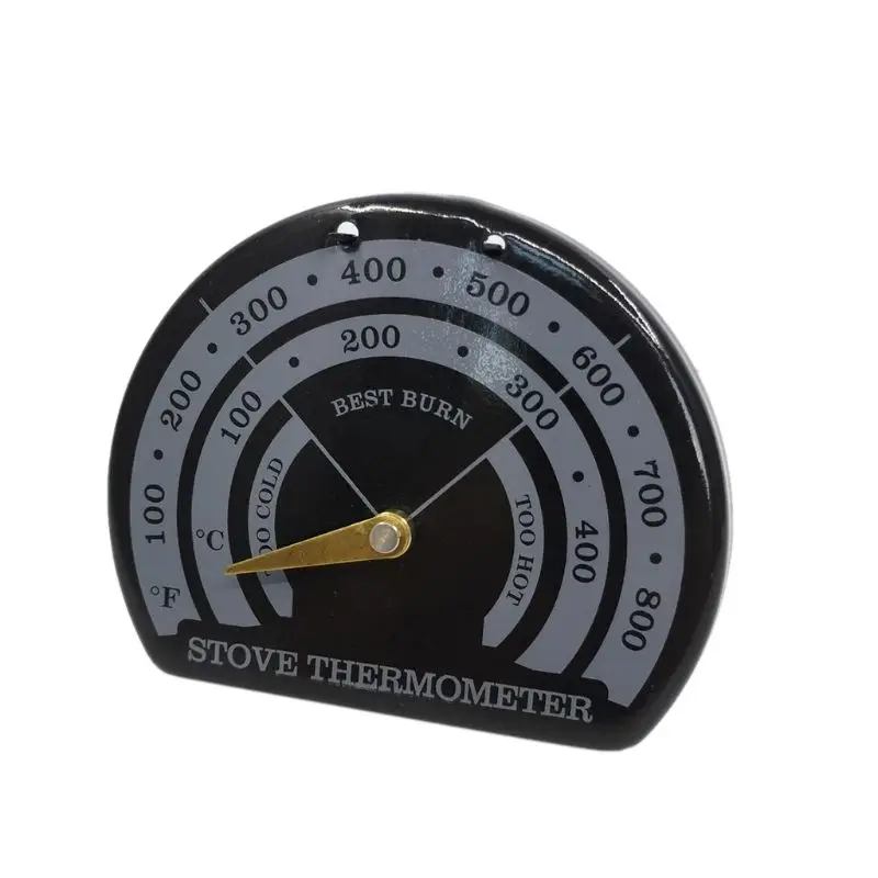 Magnetic Wood Fireplace Fan Stove Thermometer with Probe Household Sensitivity Barbecue Oven Tool fireplace thermometer